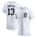 Kdoa D.Tigers #13 Dillon Dingler Player White Limited Elite Home Stitched Jerseys