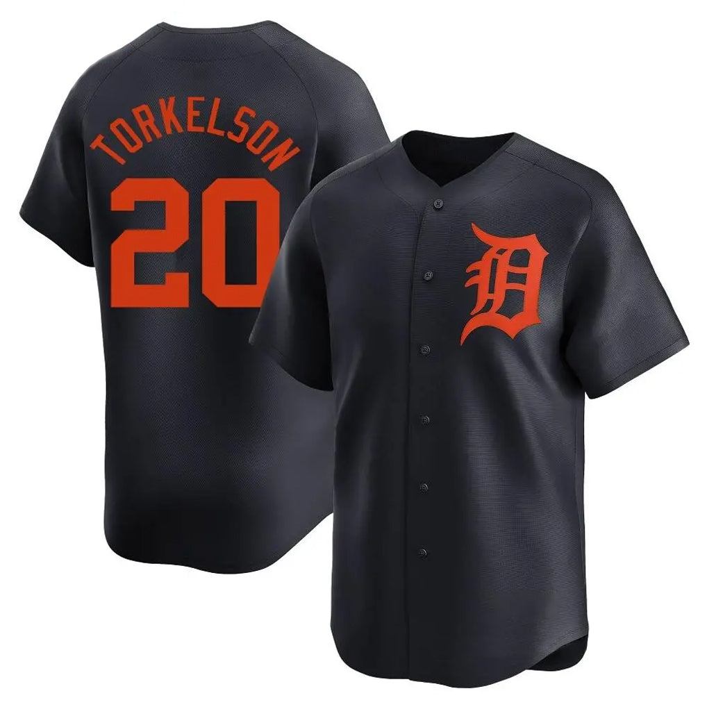 Kdoa D.Tigers #20 Spencer Torkelson Player Navy Home Limited Stitched Jerseys