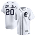 Kdoa D.Tigers #20 Spencer Torkelson Player White Home Limited Stitched Jerseys
