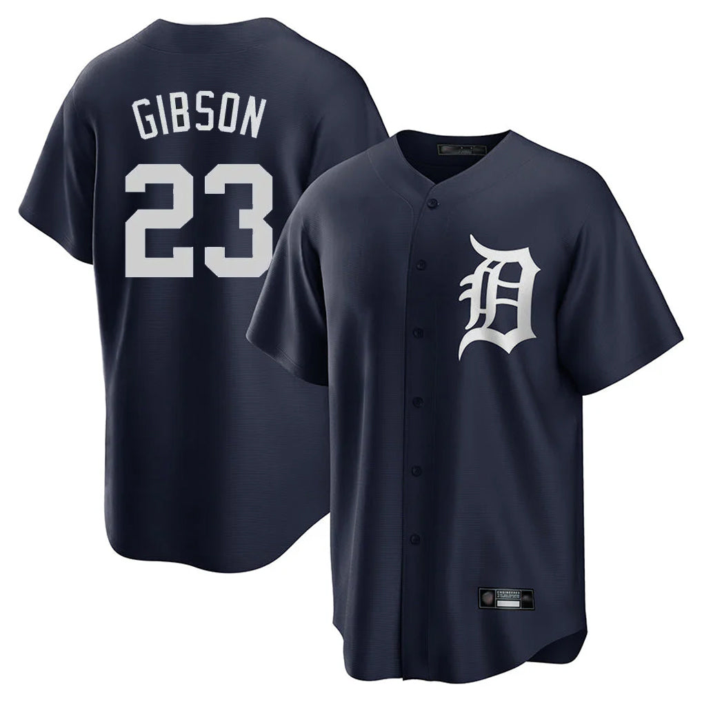 Kdoa D.Tigers #23 Kirk Gibson Player Navy Game Home Stitched Jerseys