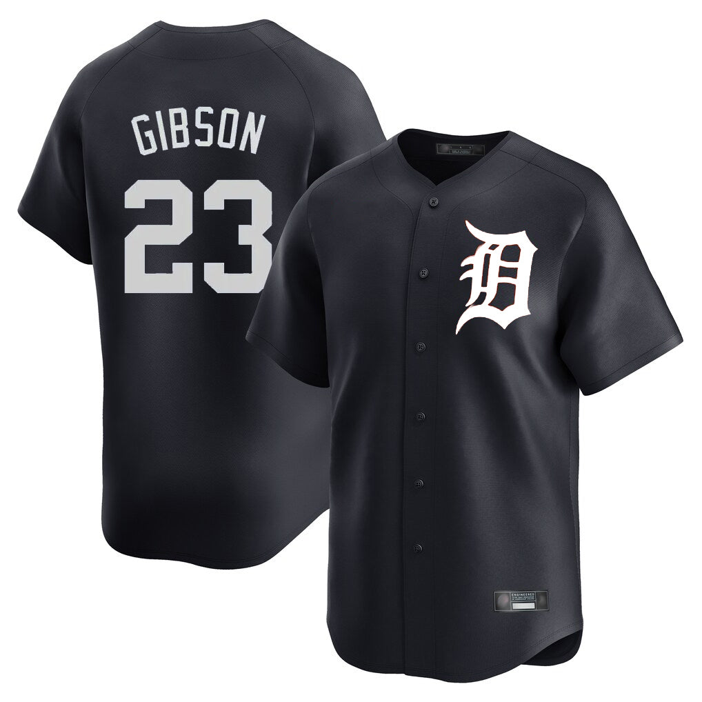 Kdoa D.Tigers #23 Kirk Gibson Player Navy Home Limited Game Stitched Jerseys