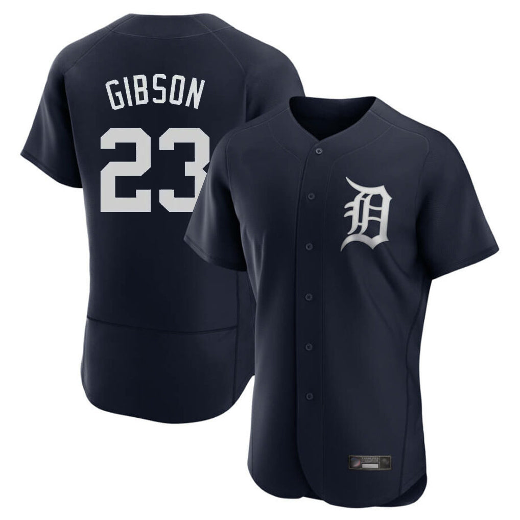 Kdoa D.Tigers #23 Kirk Gibson Player Navy Limited Elite Home Stitched Jerseys
