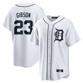 Kdoa D.Tigers #23 Kirk Gibson Player White Home Game Stitched Jerseys