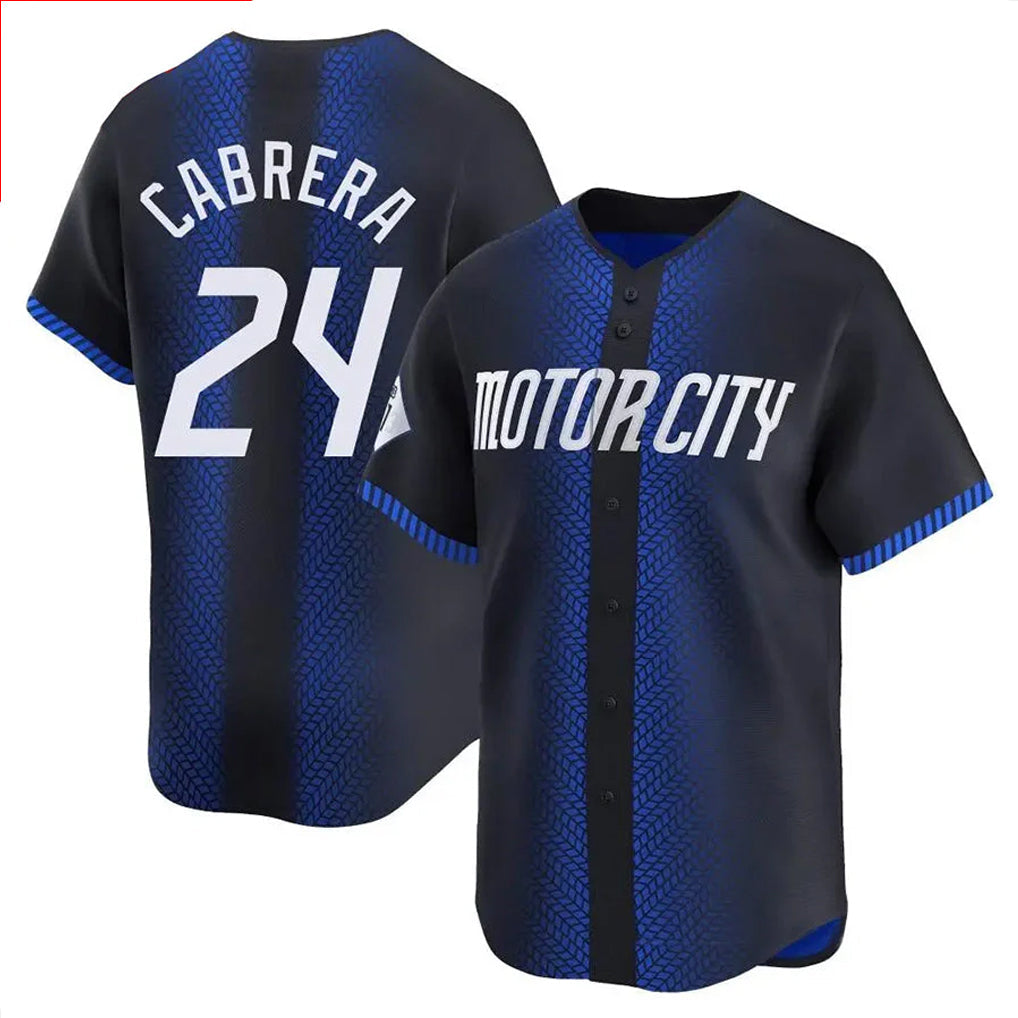 Kdoa D.Tigers #24 Miguel Cabrera Player Navy City Connect Home Limited Stitched Jerseys