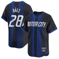 Kdoa D.Tigers #28 Javier B¡§¡éez Player Navy City Connect Home Limited Stitched Jerseys