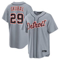 Kdoa D.Tigers #29 Tarik Skubal Player Gray Home Game Stitched Jerseys