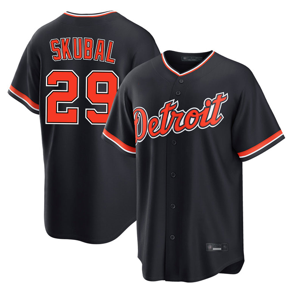 Kdoa D.Tigers #29 Tarik Skubal Player Navy Home Game Stitched Jerseys