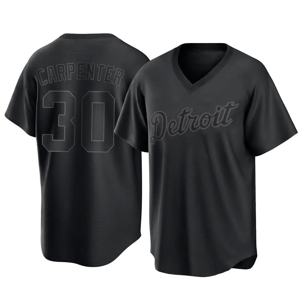 Kdoa D.Tigers #30 Kerry Carpenter Player Black T-shirt Home Game Stitched Jerseys