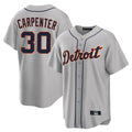 Kdoa D.Tigers #30 Kerry Carpenter Player Gray Home Game Stitched Jerseys