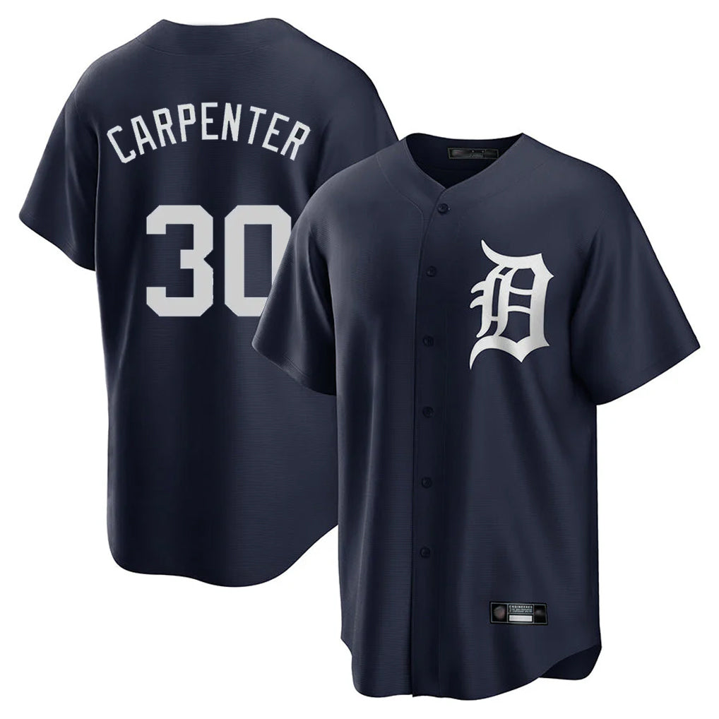 Kdoa D.Tigers #30 Kerry Carpenter Player Navy Game Home Stitched Jerseys