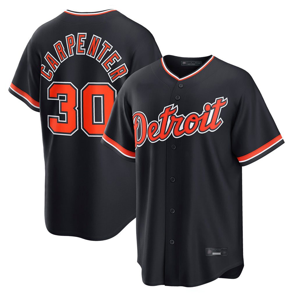 Kdoa D.Tigers #30 Kerry Carpenter Player Navy Home Game Stitched Jerseys