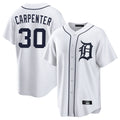 Kdoa D.Tigers #30 Kerry Carpenter Player White Home Game Stitched Jerseys