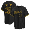 Kdoa D.Tigers #31 Riley Greene Player Black Snake Skin City Home Game Stitched Jerseys