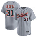 Kdoa D.Tigers #31 Riley Greene Player Gray Home Limited Stitched Jerseys