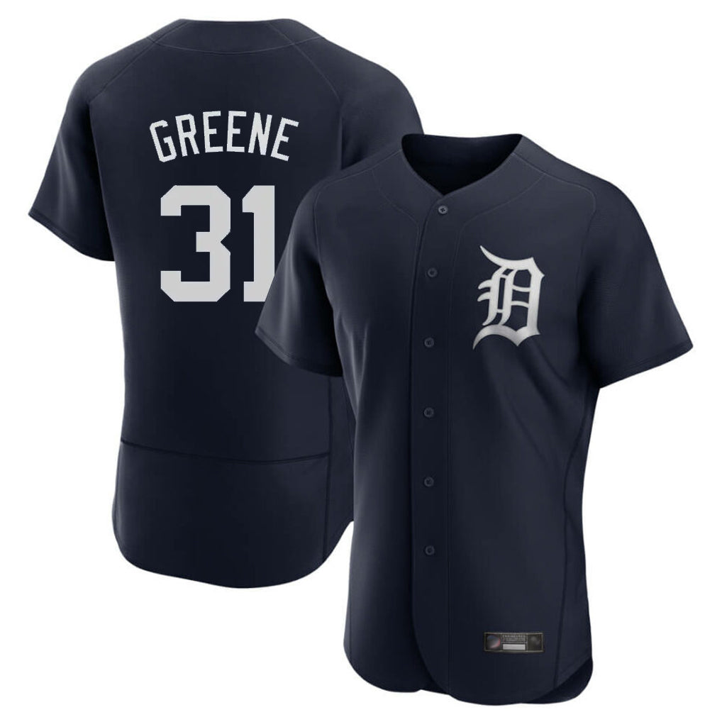 Kdoa D.Tigers #31 Riley Greene Player Navy Limited Elite Home Stitched Jerseys