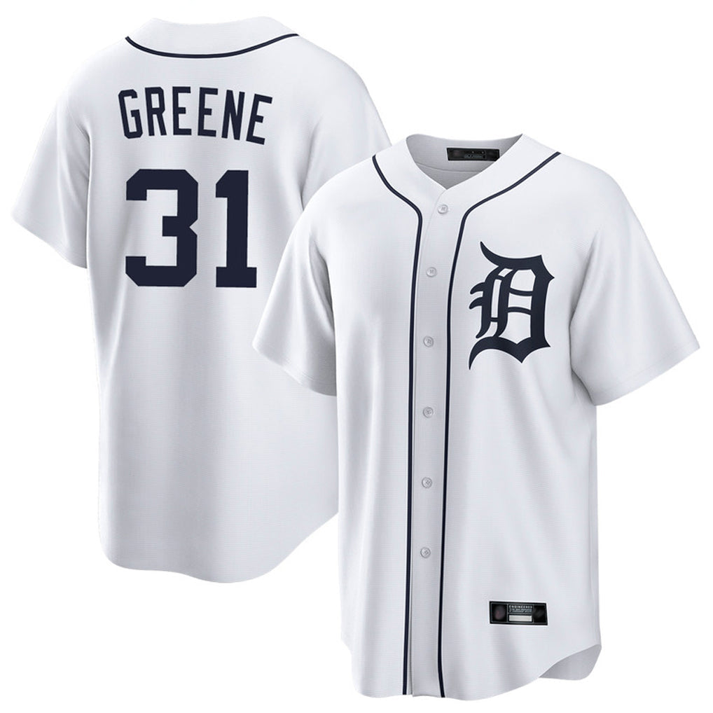 Kdoa D.Tigers #31 Riley Greene Player White Home Game Stitched Jerseys