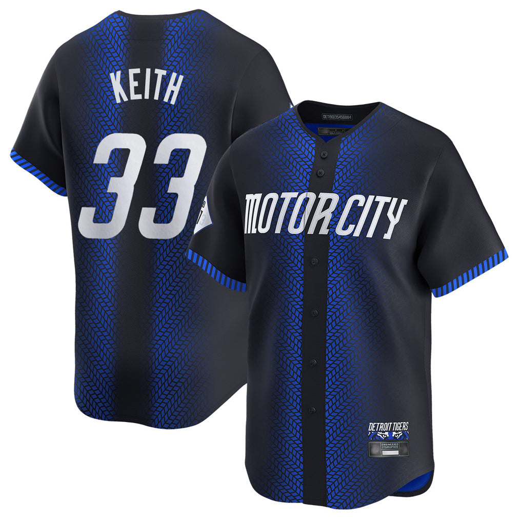 Kdoa D.Tigers #33 Colt Keith Player Navy City Connect Home Limited Stitched Jerseys