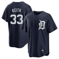 Kdoa D.Tigers #33 Colt Keith Player Navy Game Home Stitched Jerseys