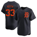 Kdoa D.Tigers #33 Colt Keith Player Navy Home Limited Stitched Jerseys