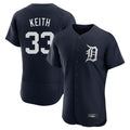 Kdoa D.Tigers #33 Colt Keith Player Navy Limited Elite Home Stitched Jerseys