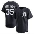 Kdoa D.Tigers #35 Justin Verlander Player Navy Home Limited Game Stitched Jerseys