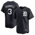Kdoa D.Tigers #3 Alan Trammell Player Navy Home Limited Game Stitched Jerseys