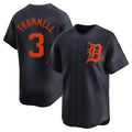 Kdoa D.Tigers #3 Alan Trammell Player Navy Home Limited Stitched Jerseys