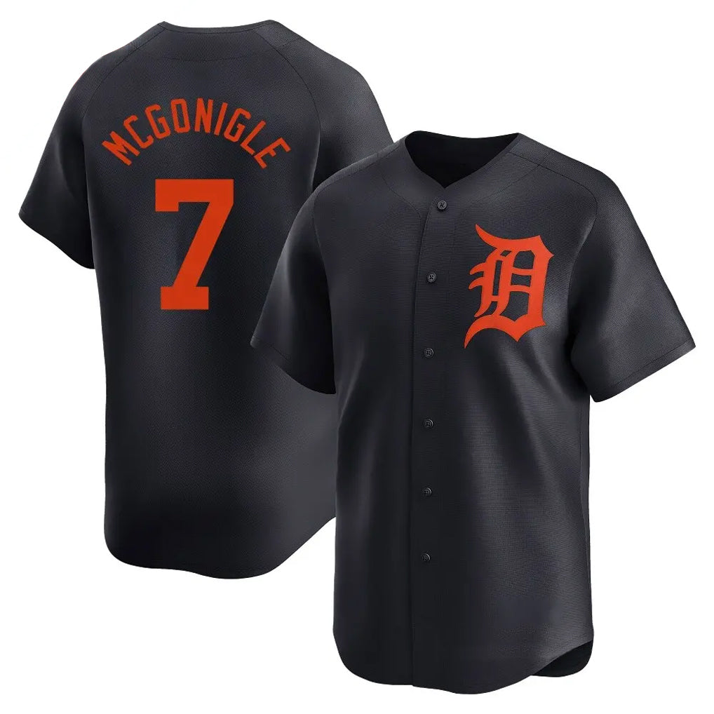 Kdoa D.Tigers #7 Kevin McGonigle Player Navy Home Limited Stitched Jerseys