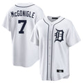 Kdoa D.Tigers #7 Kevin McGonigle Player White Home Game Stitched Jerseys