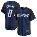 Kdoa D.Tigers #8 Matt Vierling Player Navy City Connect Home Limited Stitched Jerseys