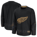 Kdoa D.Red wings Black 2024 Military Appreciation Practice Jersey