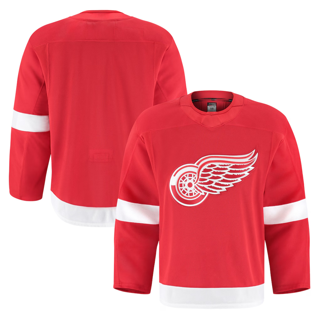 Kdoa D.Red wings Red Home Authentic Pro Jersey
