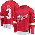 Kdoa D.Red wings #3 Justin Holl Red Home Breakaway Jerseys