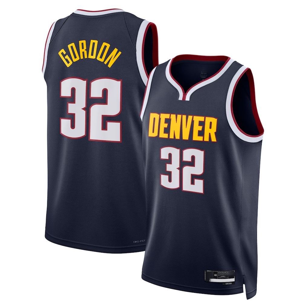 Kdoa D.Nuggets #32 Aaron Gordon Navy Swingman Replica Jerseys - Icon Edition