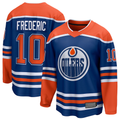 Kdoa E.Oilers #10 Trent Frederic Royal Home Breakaway Jerseys