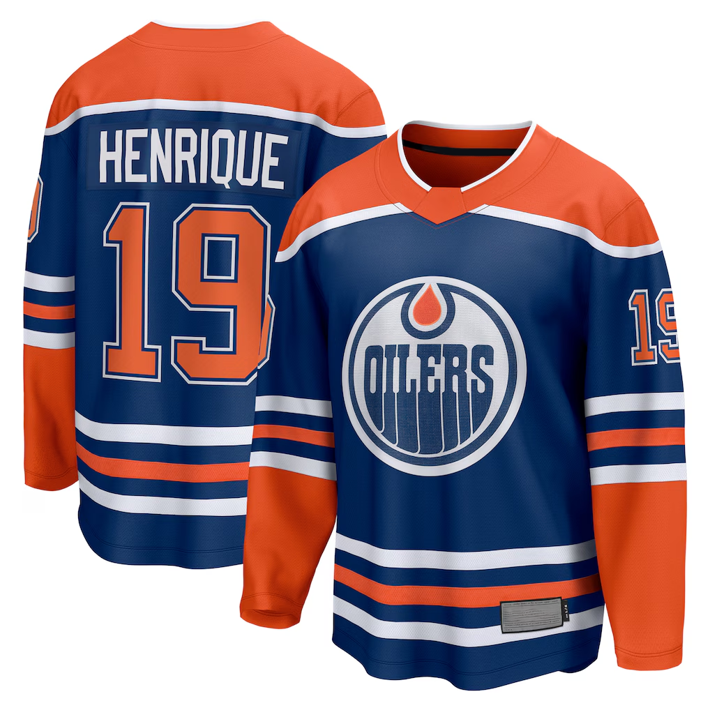 Kdoa E.Oilers #19 Adam Henrique Royal Home Breakaway Jerseys