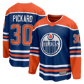 Kdoa E.Oilers #30 Calvin Pickard Royal Home Premier Breakaway Player Jerseys