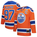Kdoa E.Oilers #97 Connor McDavid Mitchell & Ness Orange Power Play Jerseys