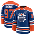 Kdoa E.Oilers #97 Connor McDavid Royal Home Premium Jerseys