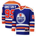 Kdoa E.Oilers #99 Wayne Gretzky Royal 1979-80 Power Play Jerseys