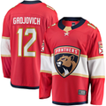 Kdoa F.Panthers #12 Jonah Gadjovich Red Premier Breakaway Player Jerseys