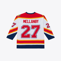Kdoa F.Panthers #27 Scott Mellanby Mitchell & Ness White 1996 Power Play Jerseys