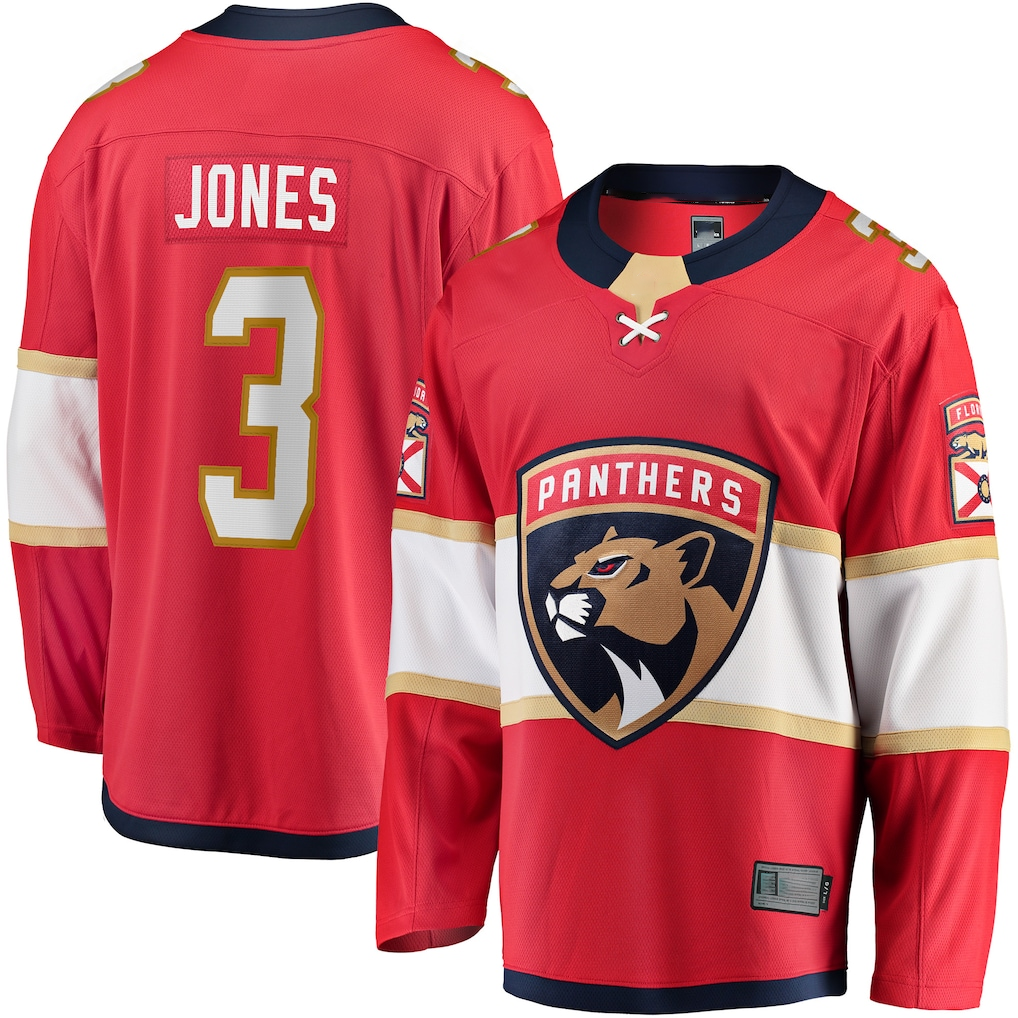 Kdoa F.Panthers #3 Seth Jones Red Home Breakaway Jerseys