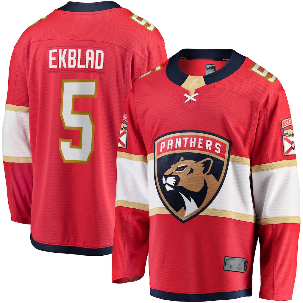 Kdoa F.Panthers #5 Aaron Ekblad Red Home Team Breakaway Player Jerseys