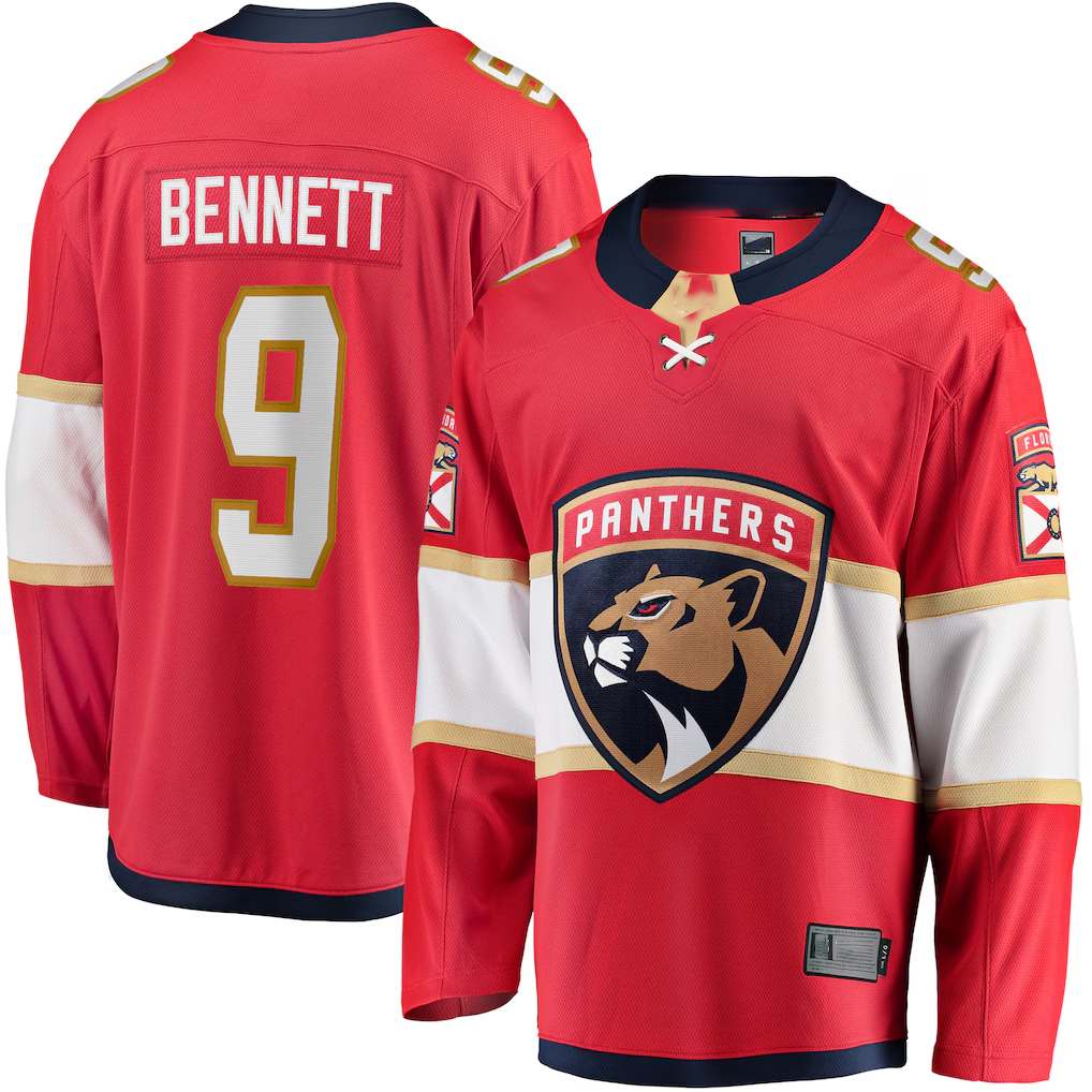 Kdoa F.Panthers #9 Sam Bennett Red Home Breakaway Replica Jerseys