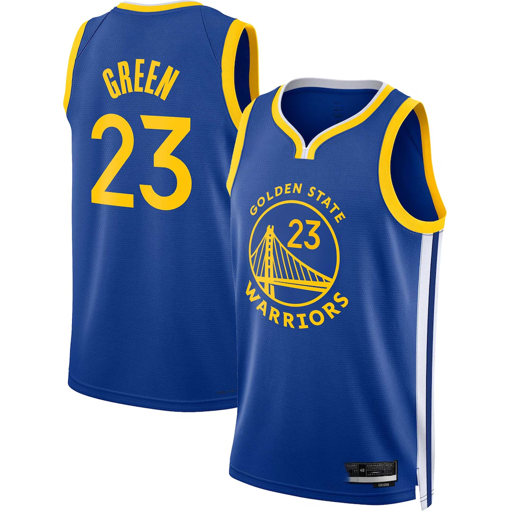 Kdoa G.State Warriors #23 Draymond Green Royal Swingman Jerseys - Icon Edition