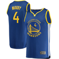 Kdoa G.State Warriors #4 Moses Moody Royal Fast Break Replica Jerseys - Icon Edition