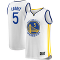 Kdoa G.State Warriors #5 Kevon Looney White Fast Break Player Replica Jerseys - Association Edition