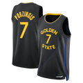 Kdoa G.State Warriors #7 Kristaps Porzi??is Black Swingman Jerseys - Statement Edition