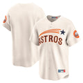 Kdoa H.Astros Cream Throwback Cooperstown Collection Limited Blank Player Stitched Jerseys